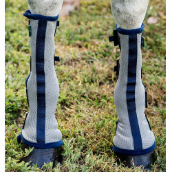 Paragambe anti-mosche Horseware confezione da 2 Argento / blu navy