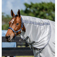 Copricollo anti-mosche Horseware Amigo Bug Rug Blu azzurro / Marino / Blu elettrico