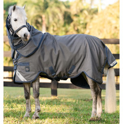 Coperta Horseware Rhino Hexstop Plus Pony Turnout 100g Grigio / indaco / blu navy Coperta Horseware Rhino Hexstop Plus Pony Turnout 100g Grigio / indaco / blu navy