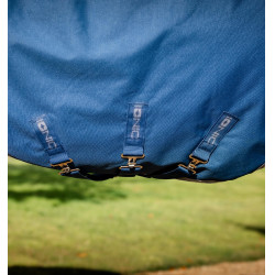 Coperta Horseware Ionic Therapy Turnout 100g Bleu imperial / argent /Marine Blu