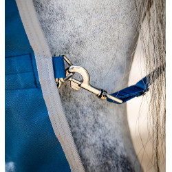Coperta Horseware Ionic Therapy Turnout 100g Bleu imperial / argent /Marine Blu