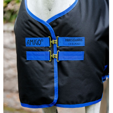 Coperta Horseware Amigo Ripstop 900D Plus Pony Turnout 50g Nero / blu classico