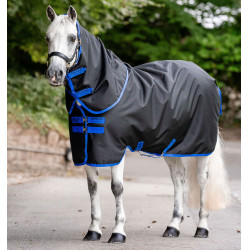 Coperta Horseware Amigo Ripstop 900D Plus Pony Turnout 100g Nero / blu classico