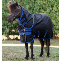Coperta Horseware Amigo Ripstop 900D Plus Petite Turnout 0g Nero / blu classico
