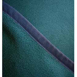 Coperta Horseware Amigo Jersey Poney Cooler Verde dinastia / blu marine / argento