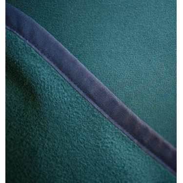 Coperta Horseware Amigo Jersey Poney Cooler Verde dinastia / blu marine / argento