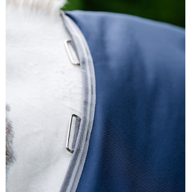 Coperta Horseware Amigo 1200D XL Turnout 50g Marino / grigio titanio / argento Blu marino