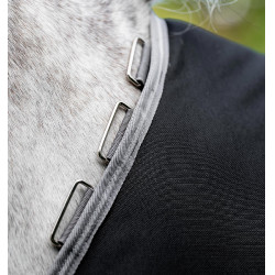 Coperta Horseware Amigo 1200D Turnout Plus 50g Nero / grigio titanio / argento Coperta Horseware Amigo 1200D Turnout Plus 50g Nero / grigio titanio / argento