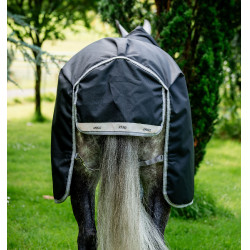 Coperta Horseware Amigo 1200D Turnout Plus 50g Nero / grigio titanio / argento Coperta Horseware Amigo 1200D Turnout Plus 50g Nero / grigio titanio / argento