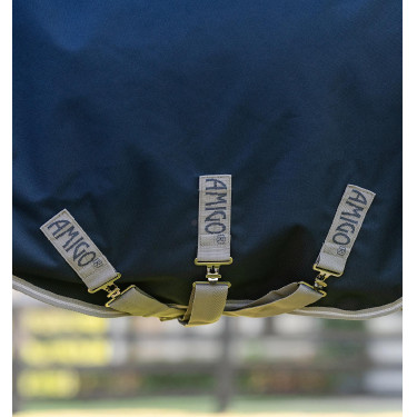 Coperta Horseware Amigo 1200D Turnout 50g Marino / grigio titanio / argento Blu marino Coperta Horseware Amigo 1200D Turnout 50g Marino / grigio titanio / argento Blu marino