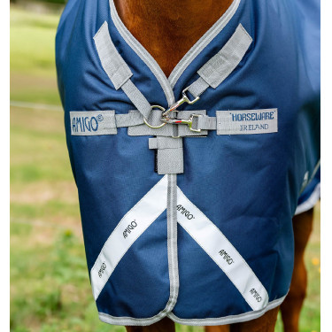 Coperta Horseware Amigo 1200D Turnout 0g Marino / grigio titanio / argento Blu marino Coperta Horseware Amigo 1200D Turnout 0g Marino / grigio titanio / argento Blu marino