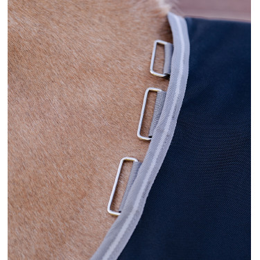 Coperta Horseware Amigo 1200D Pony Turnout 50g Nero / grigio titanio / argento
