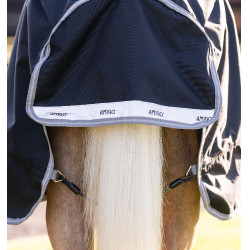 Coperta Horseware Amigo 1200D Pony Turnout 50g Nero / grigio titanio / argento