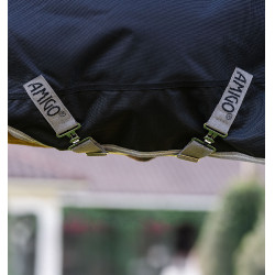 Coperta Horseware Amigo 1200D Pony Turnout 50g Nero / grigio titanio / argento