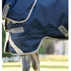 Coperta Horseware Amigo 1200D Plus Pony Turnout 50g Marino / grigio titanio / argento Blu marino
