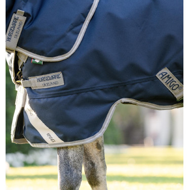 Coperta Horseware Amigo 1200D Plus Pony Turnout 50g Marino / grigio titanio / argento Blu marino
