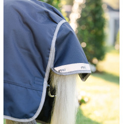 Coperta Horseware Amigo 1200D Plus Pony Turnout 50g Marino / grigio titanio / argento Blu marino