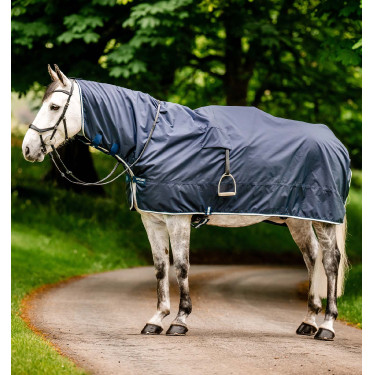 Coperta da lavoro impermeabile Horseware Newmarket Marine witney Blu marino