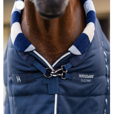 Coperta da scuderia Horseware Newmarket Cosy 400g Marine witney Blu marino Coperta da scuderia Horseware Newmarket Cosy 400g Marine witney Blu marino
