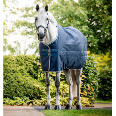 Coperta da scuderia Horseware Ionic Therapy 50g Bleu imperial / argent /Marine Blu Coperta da scuderia Horseware Ionic Therapy 50g Bleu imperial / argent /Marine Blu