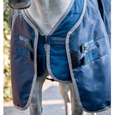 Coperta da scuderia Horseware Ionic Therapy 50g Bleu imperial / argent /Marine Blu Coperta da scuderia Horseware Ionic Therapy 50g Bleu imperial / argent /Marine Blu
