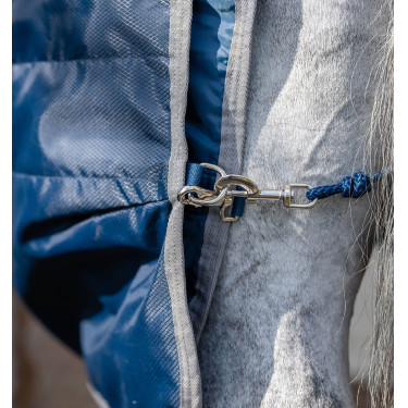 Coperta da scuderia Horseware Ionic Therapy 50g Bleu imperial / argent /Marine Blu Coperta da scuderia Horseware Ionic Therapy 50g Bleu imperial / argent /Marine Blu