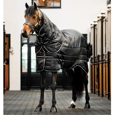 Coperta da scuderia Horseware Easy-Layer Plus 400g Nero / nero / argento