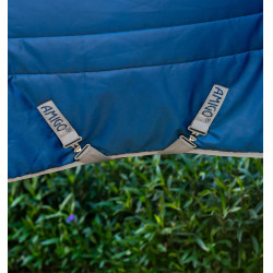 Coperta da scuderia Horseware Amigo Ripstop Insulator Pony 100g Marine / grigio titanio Blu marino