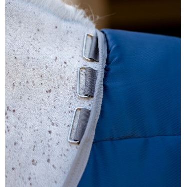 Coperta da scuderia Horseware Amigo Ripstop Insulator 50g Marine / grigio titanio Blu marino