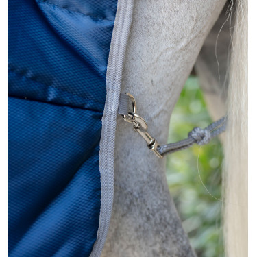 Coperta da scuderia Horseware Amigo Ripstop Insulator 50g Marine / grigio titanio Blu marino