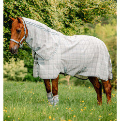 Coperta anti-mosche Horseware Newmarket Plus Carbone di legna Witney Grigio Coperta anti-mosche Horseware Newmarket Plus Carbone di legna Witney Grigio