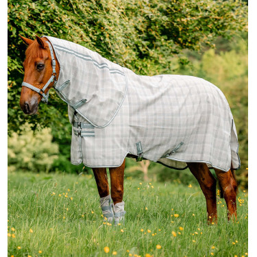 Coperta anti-mosche Horseware Newmarket Plus Carbone di legna Witney Grigio Coperta anti-mosche Horseware Newmarket Plus Carbone di legna Witney Grigio