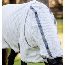 Coperta antimosche Horseware Amigo Summer Plus CarreauxMarine / gris titanium / argent Motivi