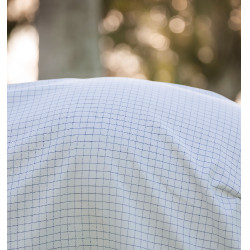 Coperta antimosche Horseware Amigo Summer Plus CarreauxMarine / gris titanium / argent Motivi