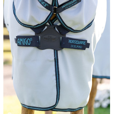 Coperta anti-dermatite Horseware Amigo Ripstop Pony Blu azzurro / Marino / Blu elettrico