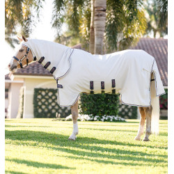 Coperta anti-dermatite Horseware Amigo Ripstop Pony Argento / limone / Marino / rosa / blu