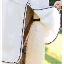 Coperta anti-dermatite Horseware Amigo Ripstop Pony Argento / limone / Marino / rosa / blu