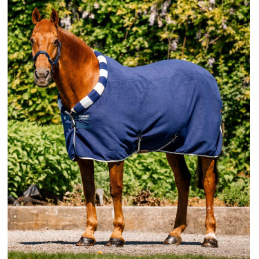 Coperta in pile Horseware Newmarket Cosy Fleece Cooler Marine witney Blu marino Coperta in pile Horseware Newmarket Cosy Fleece Cooler Marine witney Blu marino