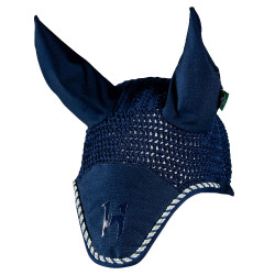 Cuffia anti-mosche Horseware Newmarket Marine witney Blu marino Cuffia anti-mosche Horseware Newmarket Marine witney Blu marino