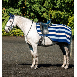Cuffia anti-mosche Horseware Newmarket Marine witney Blu marino Cuffia anti-mosche Horseware Newmarket Marine witney Blu marino
