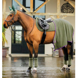 Cuffia antimosche Horseware Amigo Earnet Rovo Verde Cuffia antimosche Horseware Amigo Earnet Rovo Verde