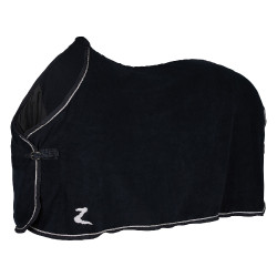 Coperta in pile da presentazione Horze Blu navy scuro / argento Coperta in pile da presentazione Horze Blu navy scuro / argento