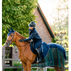 Maglia traspirante Horseware Signature Sport Cooler Blu marino / verde cacciatore Multicolore