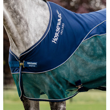 Maglia traspirante Horseware Signature Sport Cooler Blu marino / verde cacciatore Multicolore