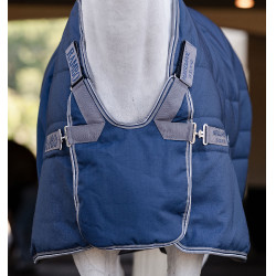 Coperta Horseware Rambo Optimo Stable Plus 200g Marino / temporale / grigio argento Blu marino