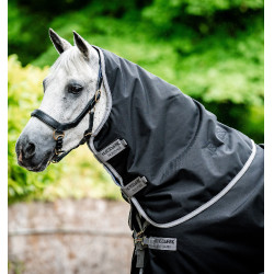 Coperta Horseware Amigo 1200D Plus Turnout Bundle 50g 100g e 200g Nero / grigio titanio / argento