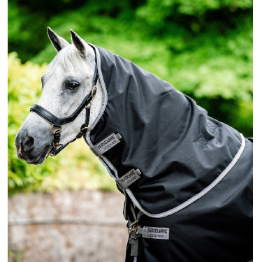 Coperta Horseware Amigo 1200D Plus Turnout Bundle 50g 100g e 200g Nero / grigio titanio / argento