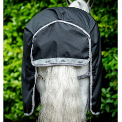 Coperta Horseware Amigo 1200D Plus Turnout Bundle 50g 100g e 200g Nero / grigio titanio / argento