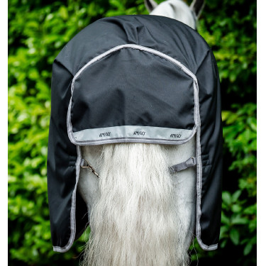 Coperta Horseware Amigo 1200D Plus Turnout Bundle 50g 100g e 200g Nero / grigio titanio / argento