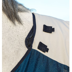 Coperta da esterno Horseware Rambo® Summer 0g con disco e fodera 100g Marina / grigio Blu